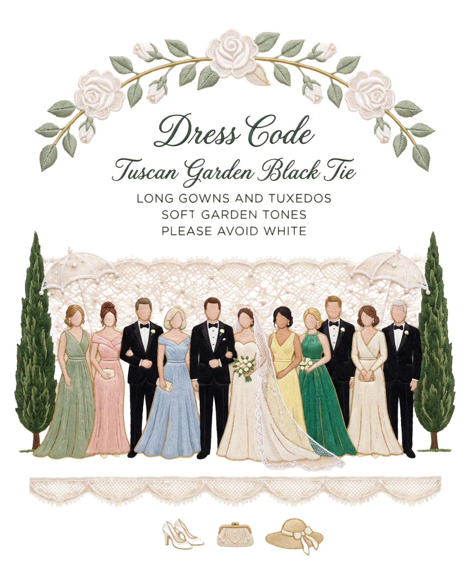 Dress code frame